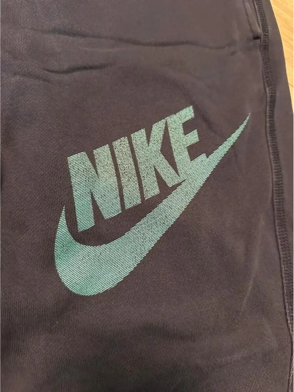 Nike Navy Blue Joggers | Size XL | Big Teal Swoosh Logo - Picture 2 of 9